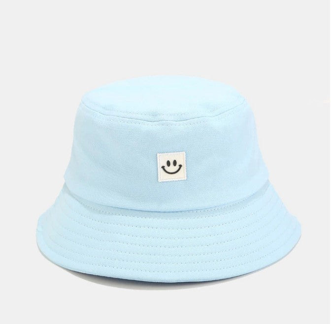 Unisex Comfortable Fashion Smile Face Bucket Hat Cap Outdoor Sun Hat