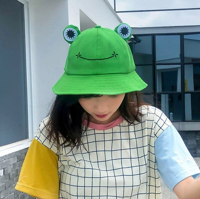 Frog Unisex Comfortable Fashion Hat Waterproof Outdoor Summer Sunhat