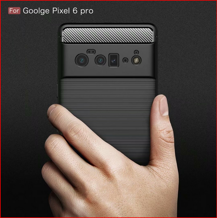 Fashion Full Protection Carbon Fiber Cover Case for Google Pixel 6 Pro