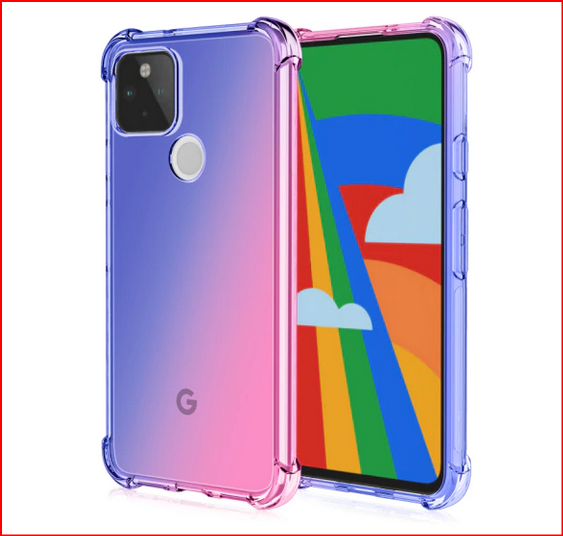 Colorful Protective Transparent Cover Case for Google Pixel 6 7 Pro 8
