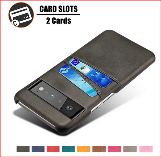 Wallet Card Slot PU Leather Cover Case for Google Pixel 7 Pro 6 Pro 5