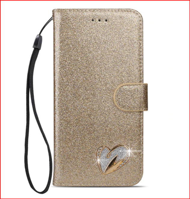 Glitter Wallet Leather Case for Samsung Galaxy S23 Plus S22 Ultra Note