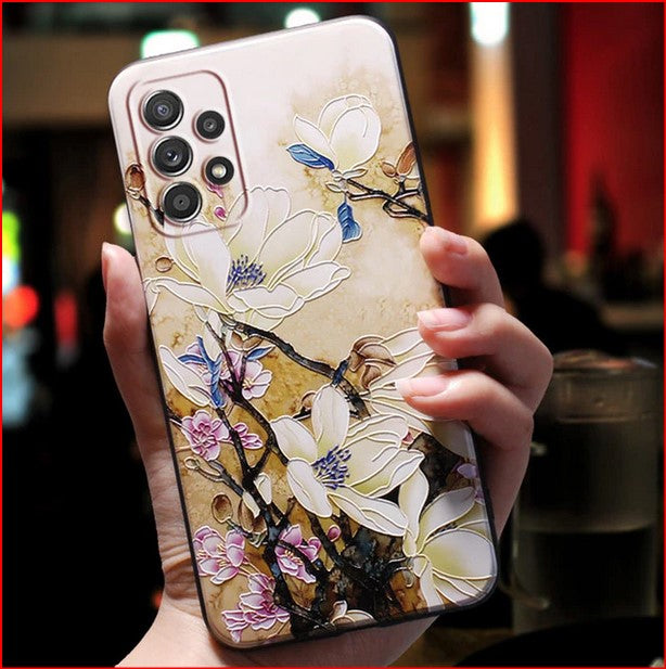 Blossom Flower Rose Lotus Case for Samsung Galaxy S22 S23 Plus Ultra