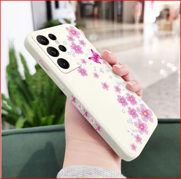 Butterfly In Bloom Pattern Case for Samsung Galaxy S23 S22 Plus Ultra