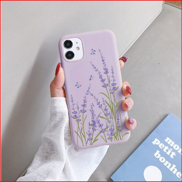 Fashion Flower Floral Cover Case for Apple iPhone 15 14 13 12 11 Pro