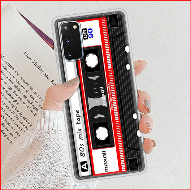 Retro Vintage Cassette Cover Case for Samsung Galaxy S22 Plus Ultra