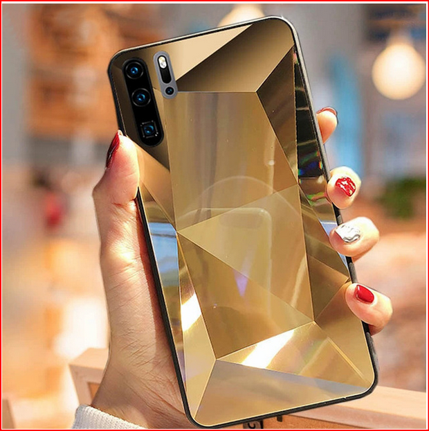 Diamond 3D Mirror Geometric Case for Samsung Galaxy S23 S22 Plus Ultra