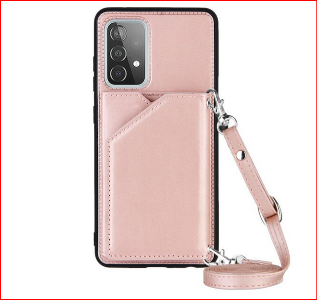 Wallet Purse Lanyard Cover Case for Samsung Galaxy S23 S22 Plus Ultra