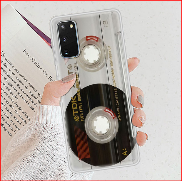 Retro Vintage Cassette Cover Case for Samsung Galaxy S22 Plus Ultra