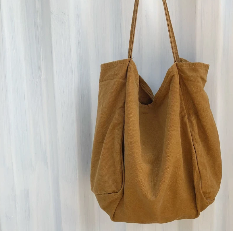Large Canvas Tote Bag Women Big Capacity Shopping Handbag Lady Bag