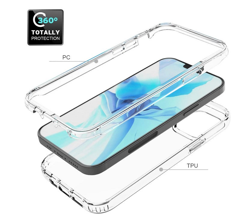 Transparent Shockproof Cover Case for Apple iPhone 15 14 13 12 Pro Max