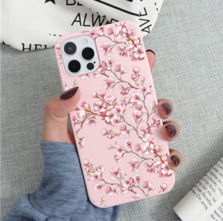 Flower Blossom Cover Case For Apple iPhone 14 13 12 11 Pro Max Plus X