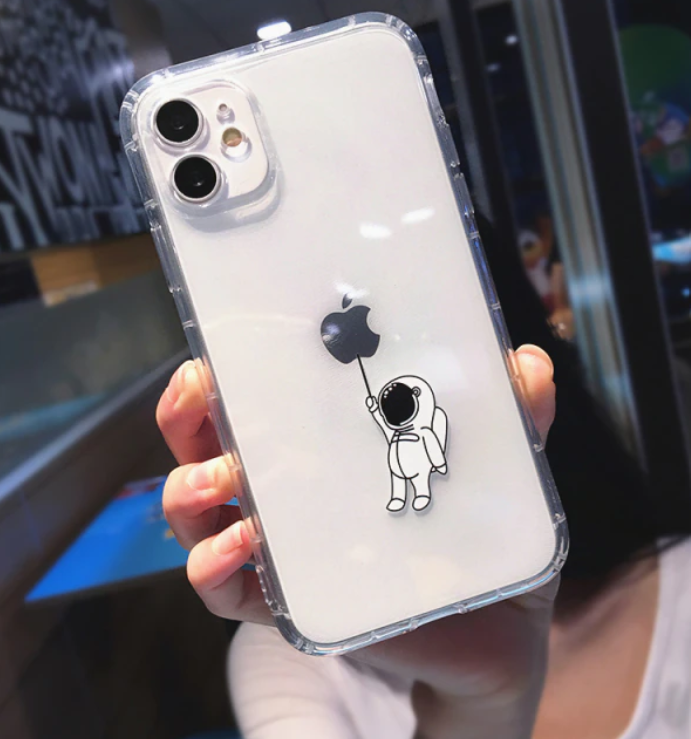 Cartoon Astronaut Space Case for Apple iPhone 15 14 13 12 11 Pro Max