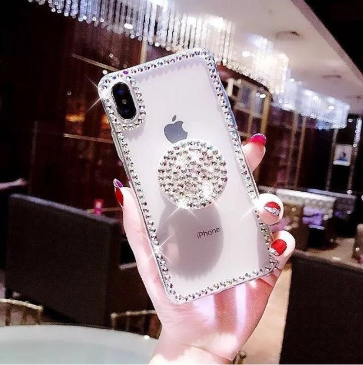 Luxury Bling Rhinestone Clear Case for Apple iPhone 15 14 13 12 11 Pro