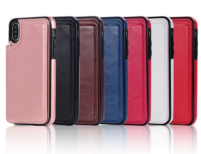 Flip wallet PU Leather Case for Apple iPhone 15 14 13 12 11 Pro Max
