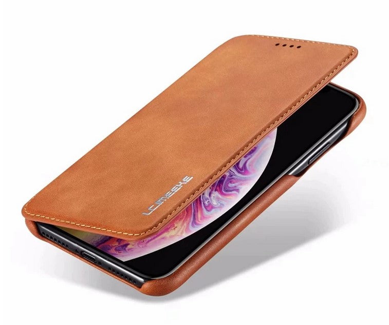 Luxury Leather Flip Stand Case For Apple iPhone 14 13 12 11 Pro Max