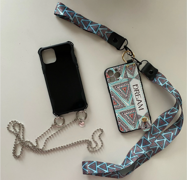 Strap Lanyard Flower Case for Apple iPhone 14 13 12 11 Pro Max Mini