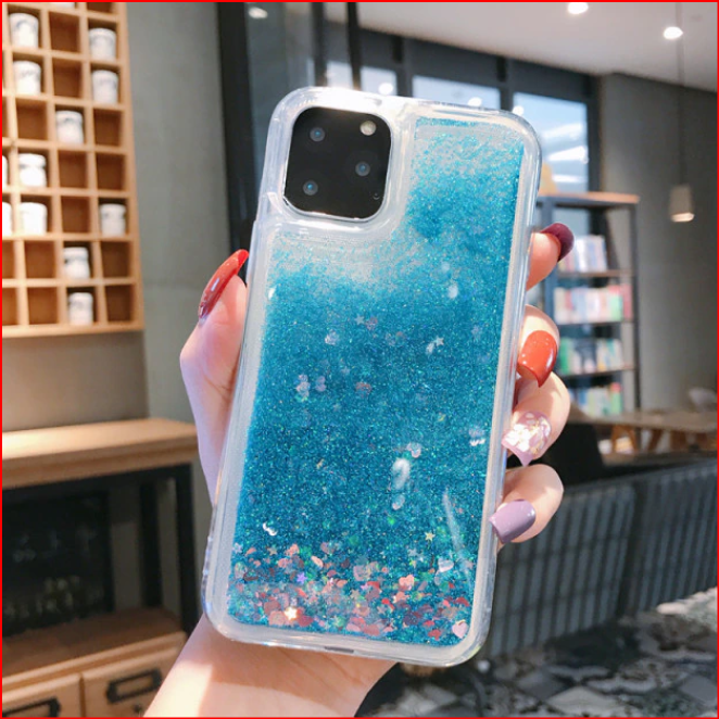 Glitter Sequin Dynamic Liquid Clear Case Apple iPhone 13 12 11 Pro Max