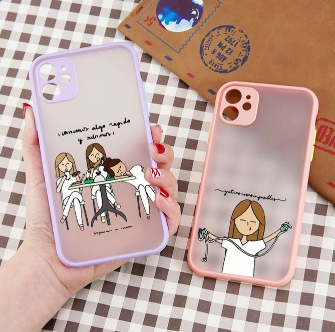 Cartoon Occupation Clear Case for Apple iPhone 15 14 13 12 11 Pro Max
