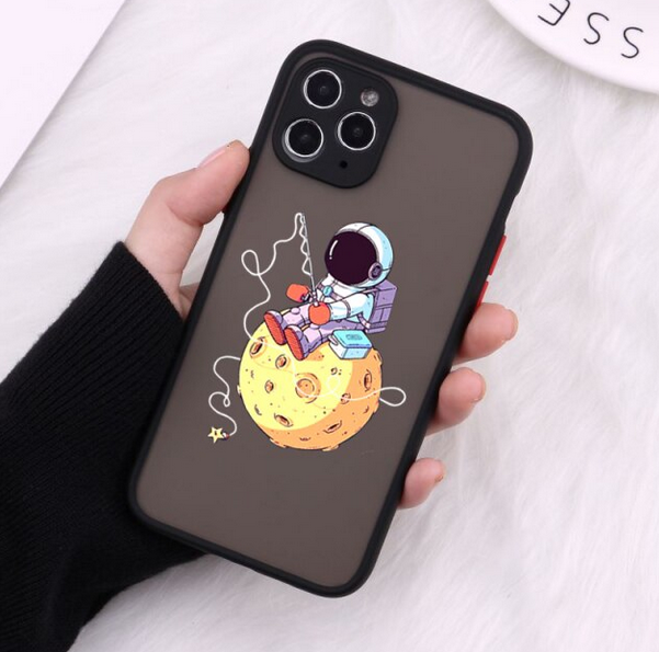 Cartoon Astronaut Space Case for Apple iPhone 15 14 13 12 11 Pro Max