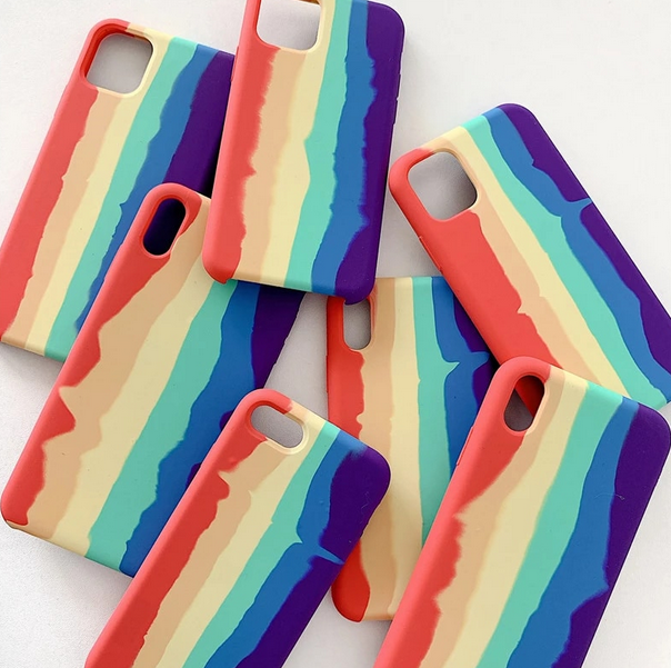 Rainbow Pride Cover Case for Apple iPhone 14 13 12 Pro Max Mini Plus