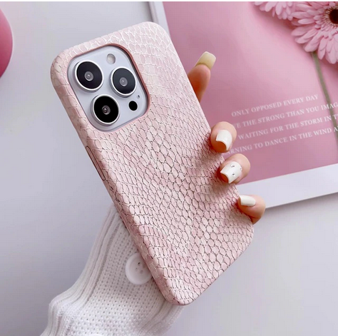Fashion Chic Snake Texture Cover Case for Apple iPhone 15 14 13 12 Pro