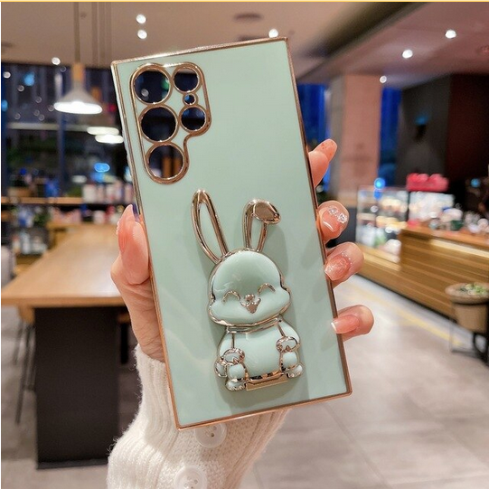 Rabbit Holder Stand Cover Case for Samsung Galaxy S23 S22 plus Ultra