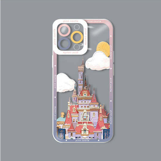 Landscape Transparent Cover Case For Samsung Galaxy S23 S22 Plus Ultra