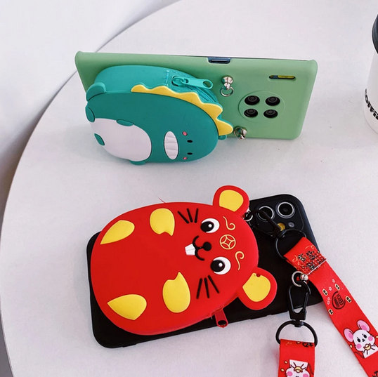 3D Cartoon Mouse Wallet Cover Case for OnePlus 10 Pro Oneplus 9 Pro 8T