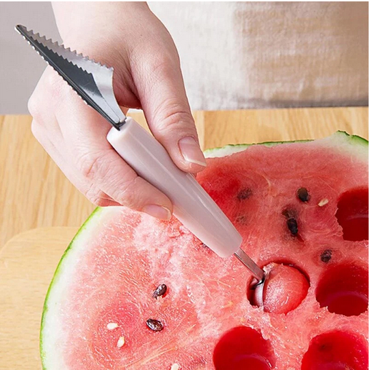 Fruit Digger Stainless Steel Ice Cream Dessert Spoon Kitchen Tools