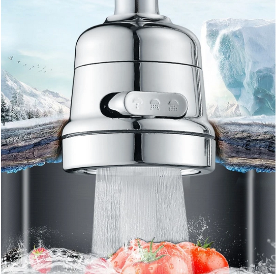 Faucet Sprayer 3 Modes Rotatable Head Flexible Water Kitchen Tools