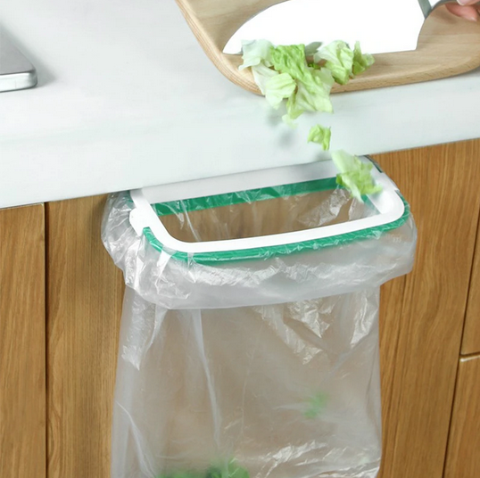 Hanging Trash Bag Rack Portable Plastic Rack Rubbish Bag Kitchen Tools
