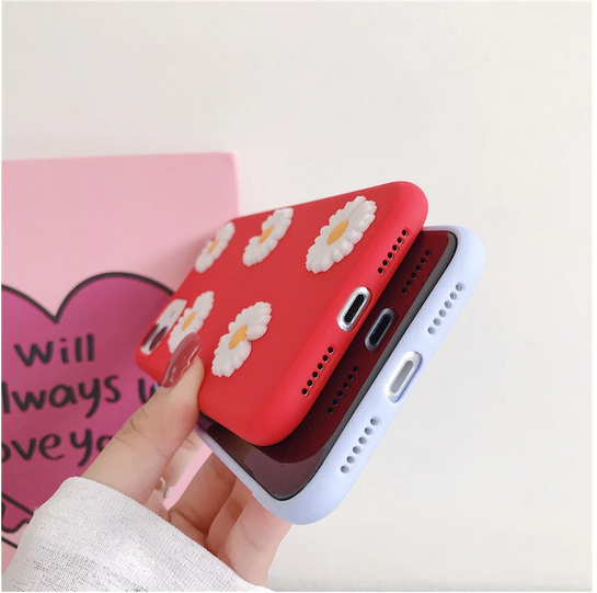 Daisies Flower Cute Cover Case For Samsung Galaxy S22 S21 Plus Ultra