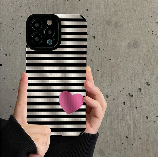 Fashion Printing Stripe Texture Cover Case for Apple iPhone 14 Pro Max