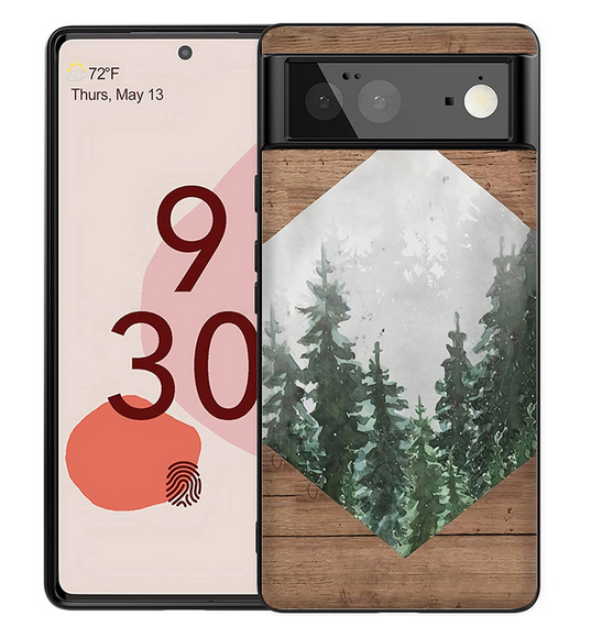 Landscape Tree Forest Picture Cover Case for Google Pixel 7 Pro 6 Pro