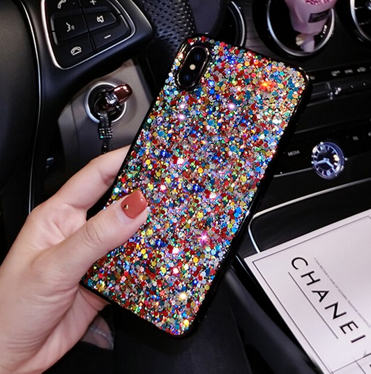 Love Heart Sequin Bling Glitter Cover Case for OnePlus 8 Pro 8T Nord10