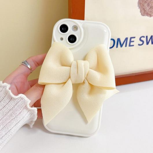Luxury 3D Big Bow Cute Cover Case for Apple iPhone 14 13 Pro Max Mini