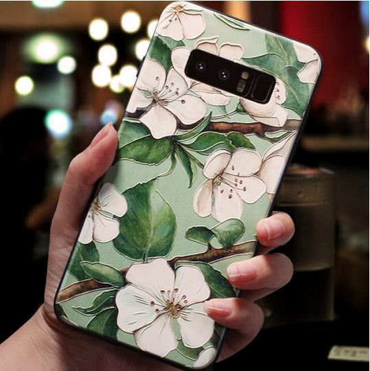Floral Flower Silicone Cover Case for Google Pixel 7 Pro 7A 6A 8 Pro