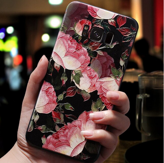 Floral Flower Silicone Cover Case for Google Pixel 7 Pro 7A 6A 8 Pro