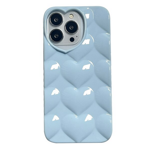 Fashion 3D Heart Protective Cover Case For Apple iPhone 14 13 Pro Max