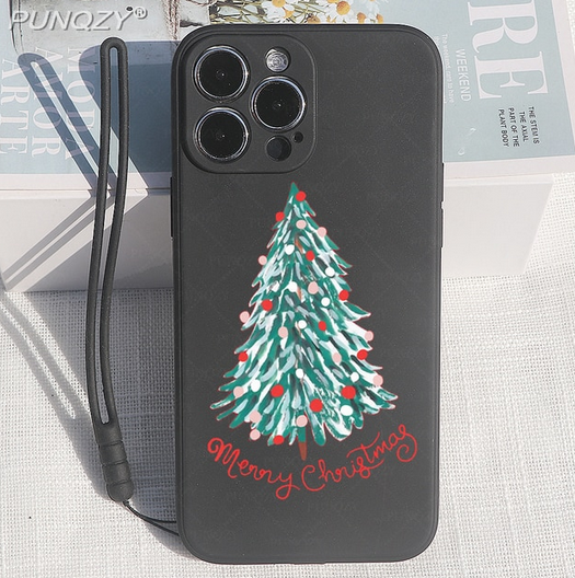 Merry Christmas Santa Claus Snow Case for Apple iPhone 14 13 12 ProMax