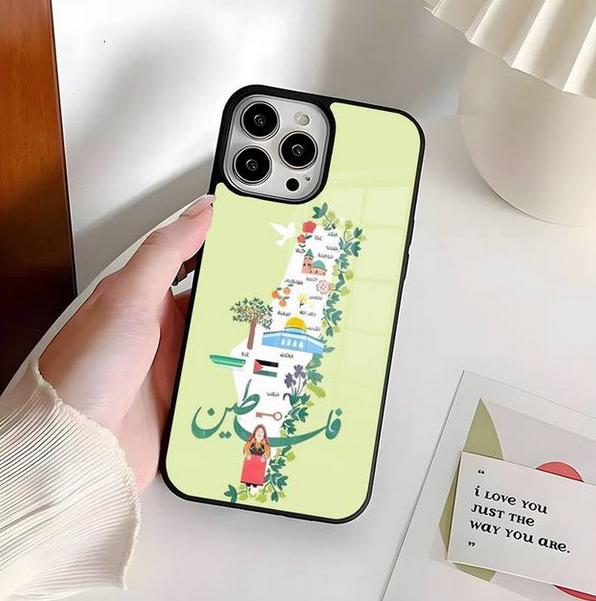 Embroidered Map Shockproof Case for Apple iPhone 15 14 13 12 11 ProMax