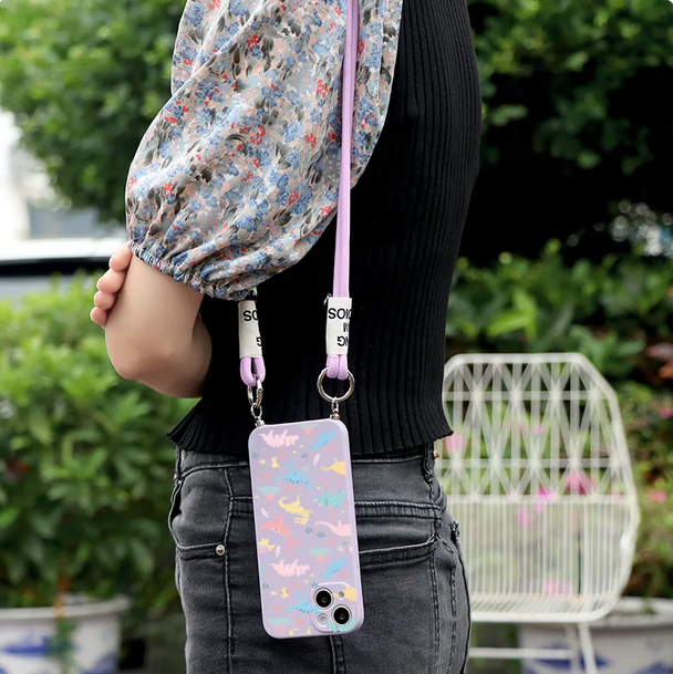 Necklace Lanyard Strap Cover Case for Apple iPhone 15 14 13 12 Pro Max