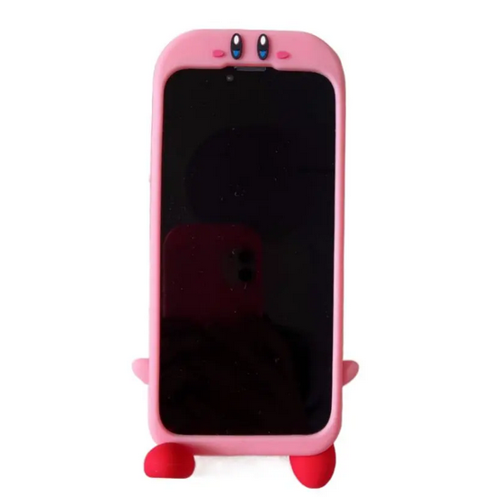Pink 3D Cartoon Silicone Case For Apple iPhone 15 14 13 12 11 Pro Max