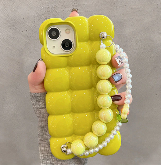 Pearl Bracelet Chain 3D Cute Case For Apple iPhone 15 14 13 12 Pro Max