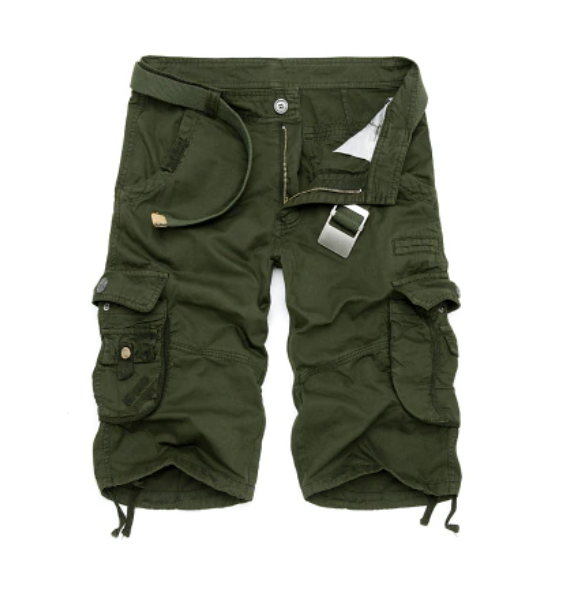 Camouflage Camo Summer Cargo Shorts Outfits Multi-Pocket Men Casual