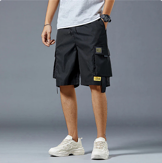 Summer Cargo Shorts Outfits Multi-Pocket Men Casual Plus Size Casual