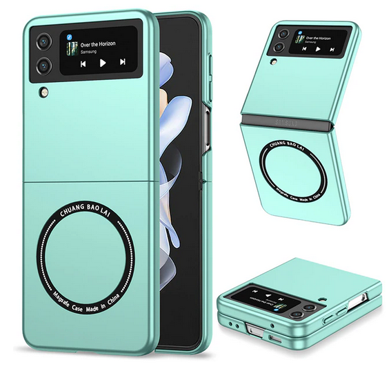 Magnetic Wireless Charging Cover Case for Samsung Galaxy Z Flip 3 4 5