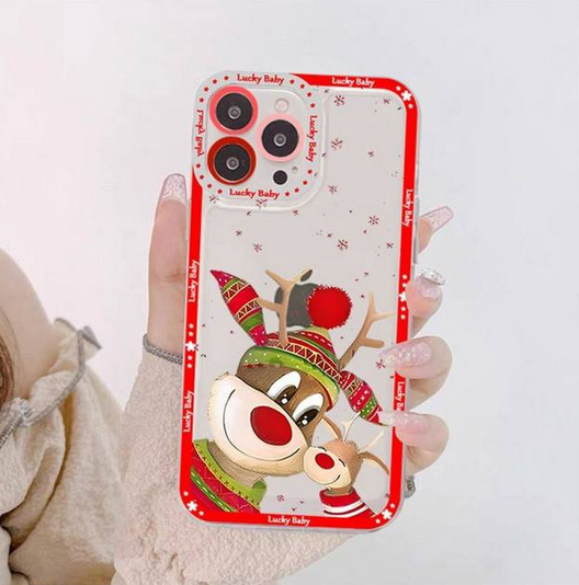 Merry Christmas Santaclaus Clear Case for Apple iPhone 15 14 13 12 11