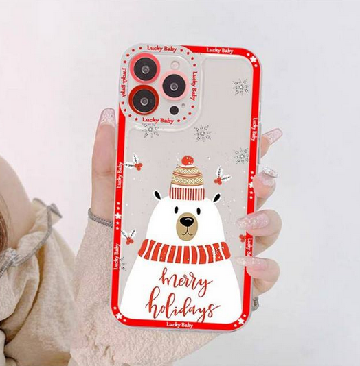 Merry Christmas Santaclaus Clear Case for Apple iPhone 15 14 13 12 11